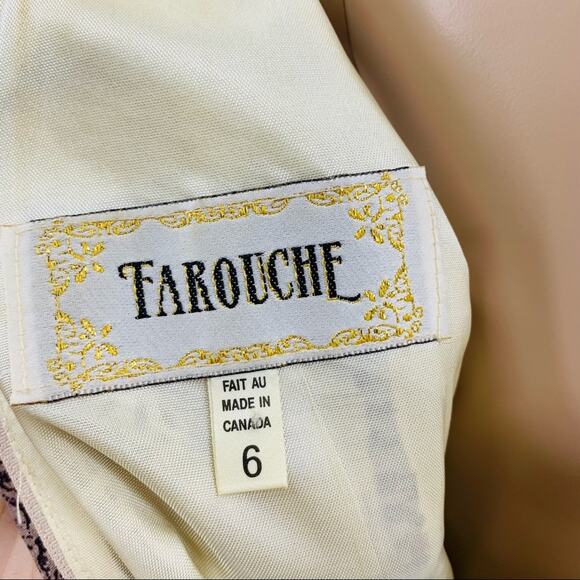 Vintage Farouche Peplum Waist Maxi Dress - Picture 11 of 11